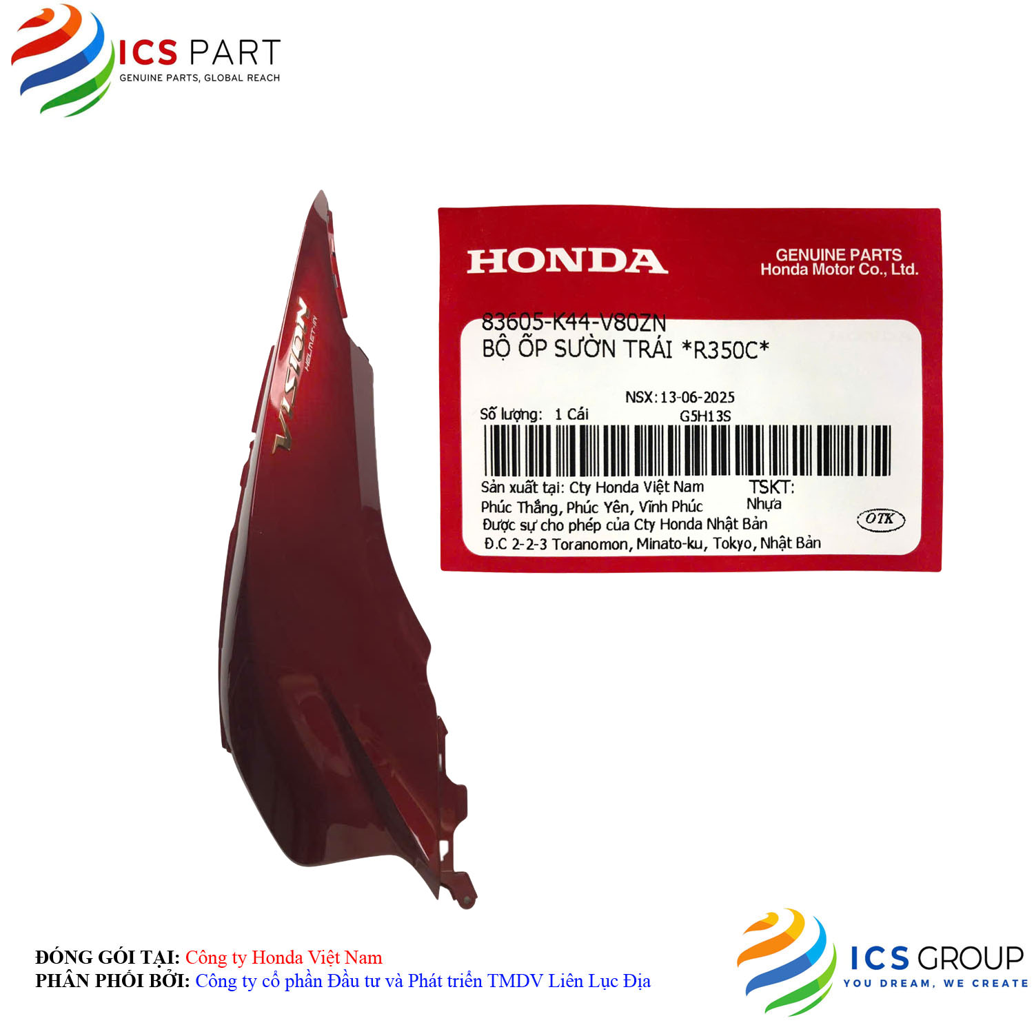 BỘ ỐP SƯỜN TRÁI *R350C*
