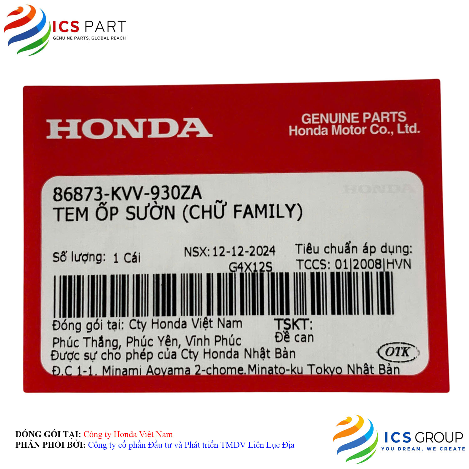 TEM ỐP SƯỜN (CHỮ FAMILY) - Ảnh 2