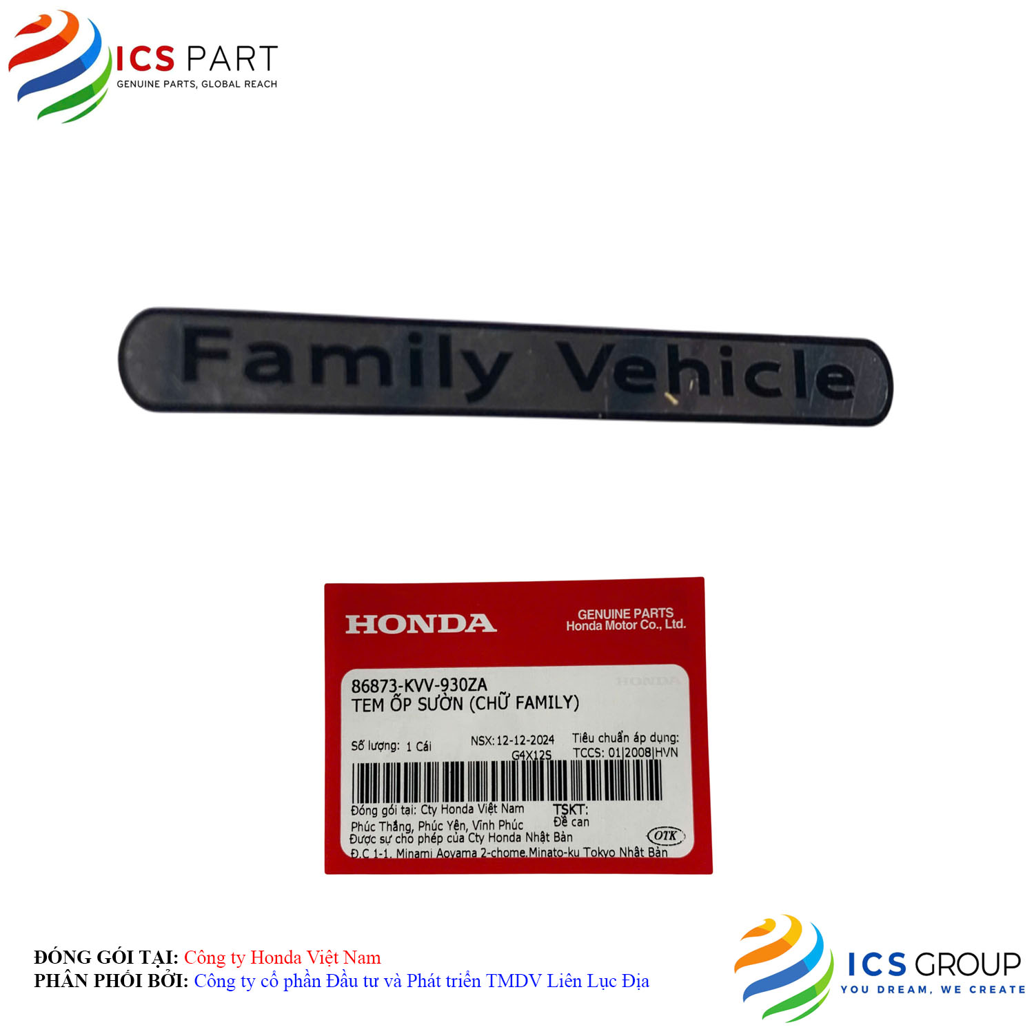 TEM ỐP SƯỜN (CHỮ FAMILY)