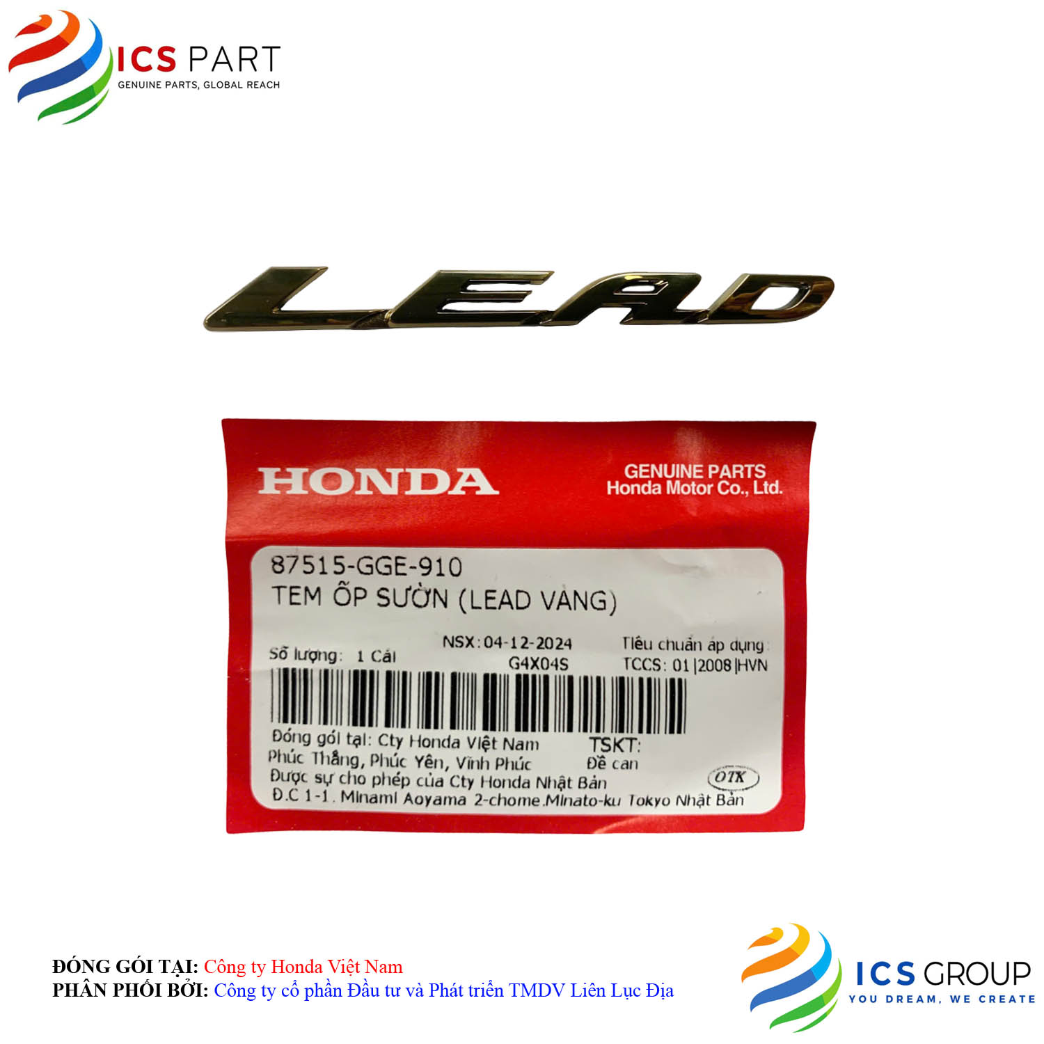 TEM ỐP SƯỜN (LEAD VÀNG) - Ảnh 3