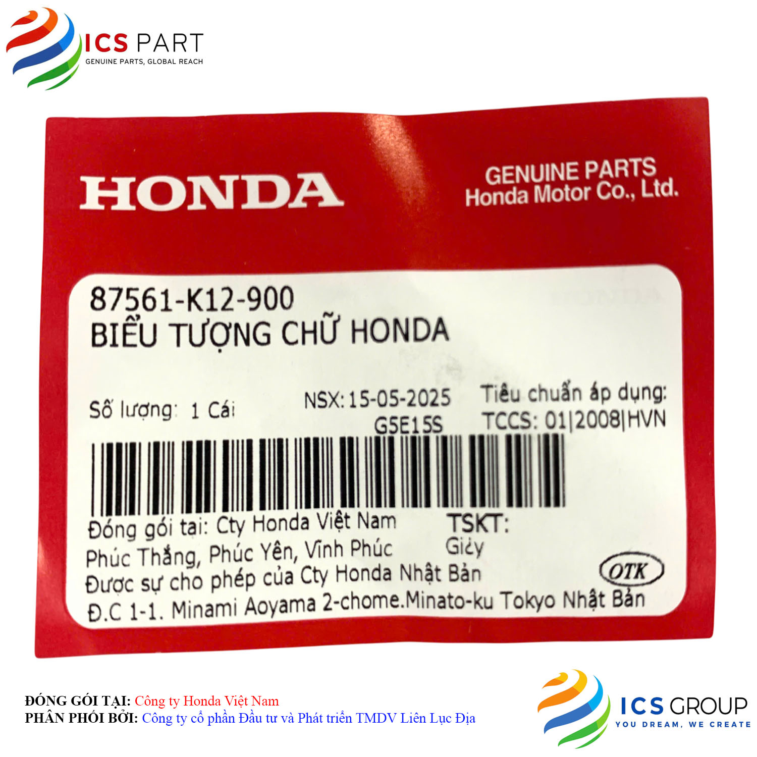 BIỂU TƯỢNG CHỮ HONDA - Ảnh 2