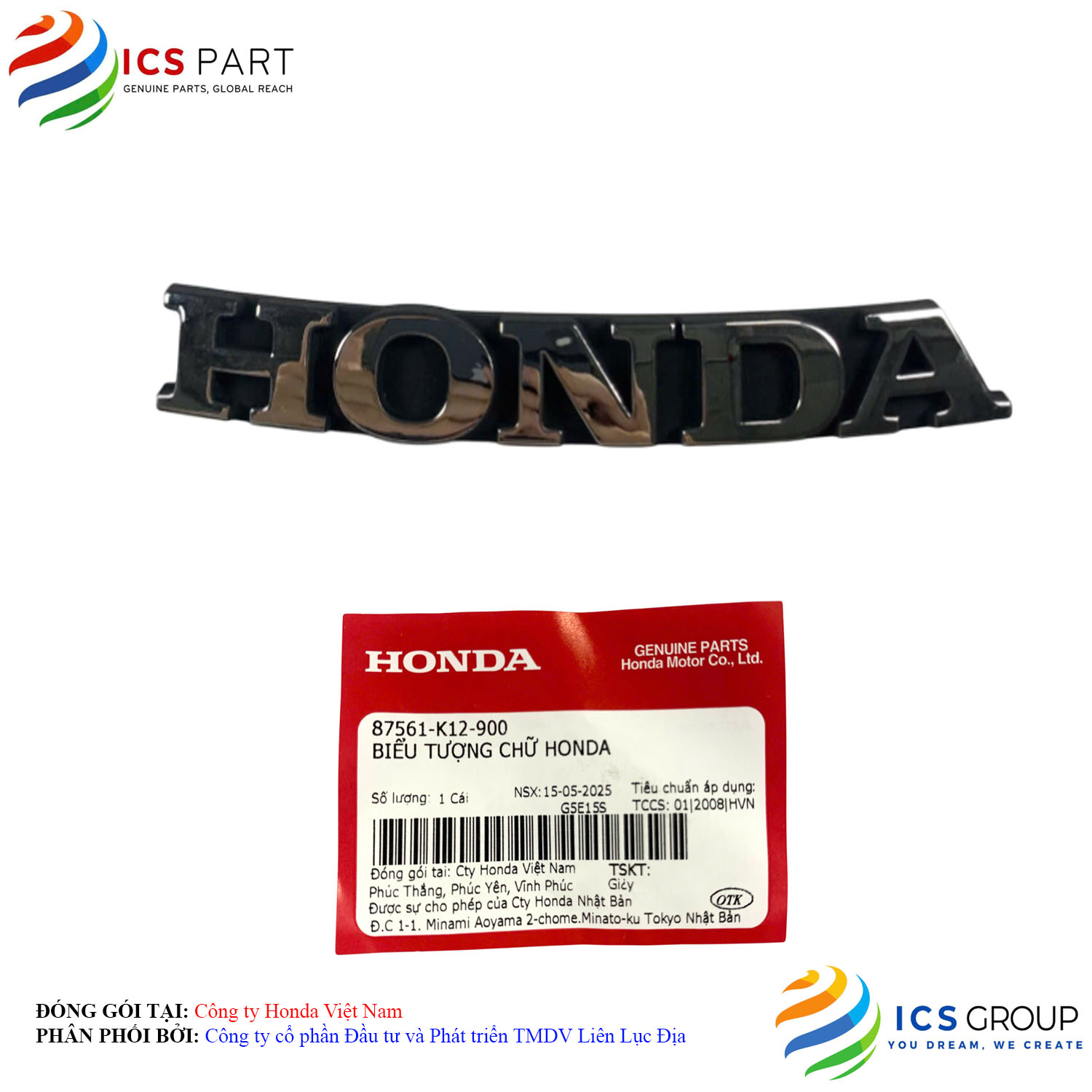 BIỂU TƯỢNG CHỮ HONDA