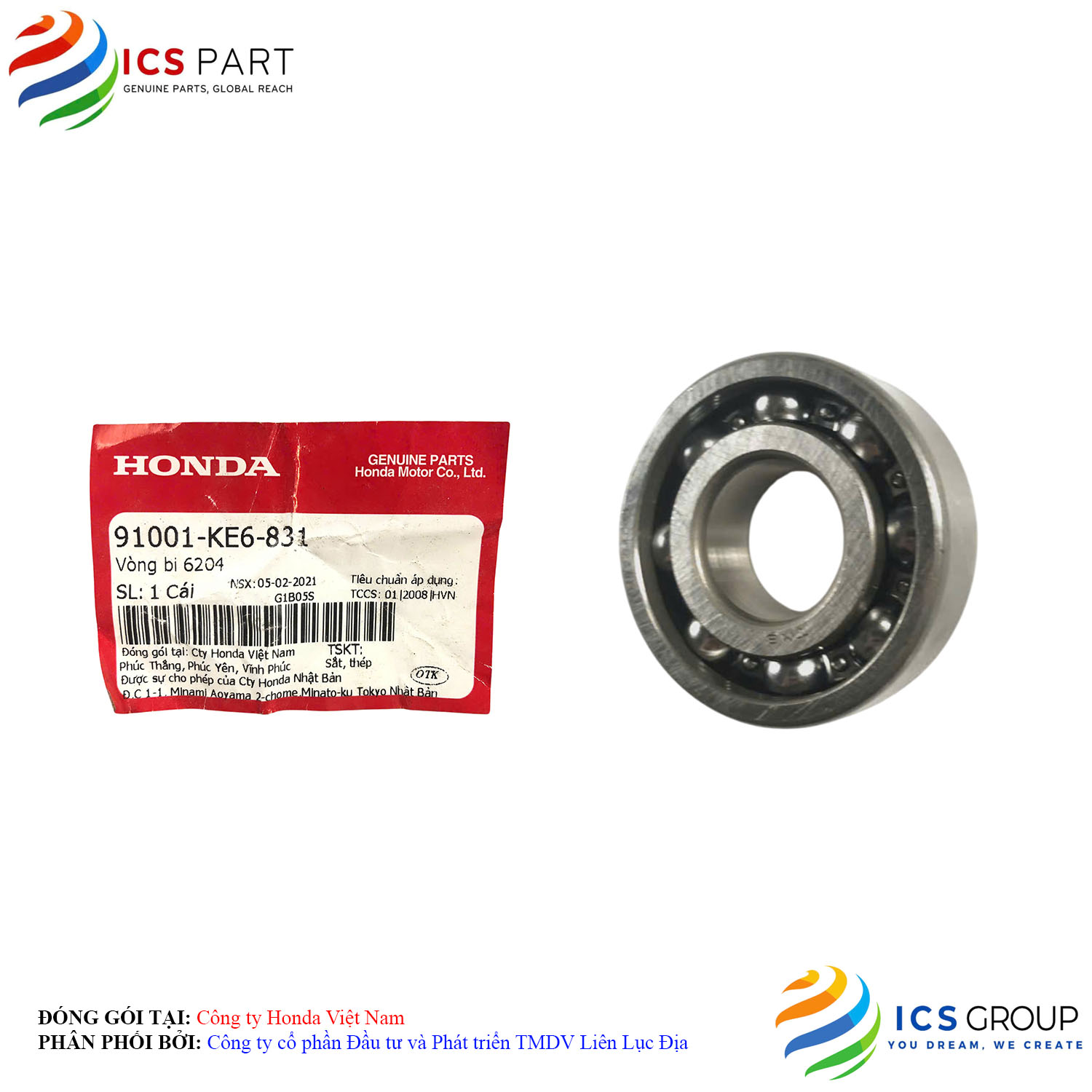 VÒNG BI 6204 - Ảnh 3