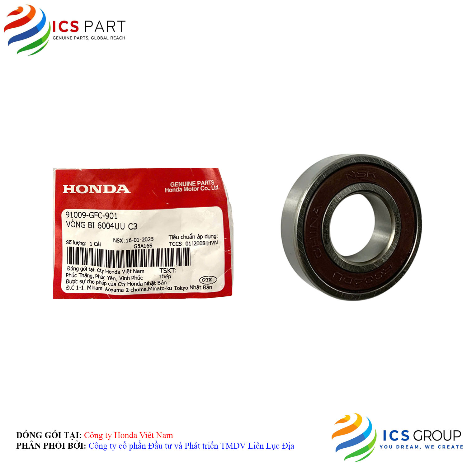 VÒNG BI 6004UU C3 - Ảnh 4