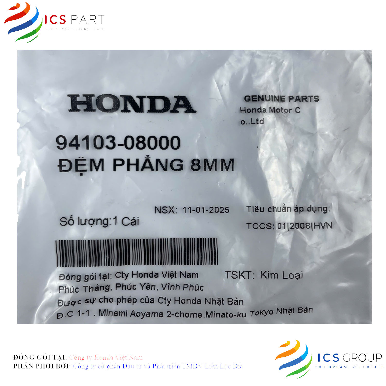 ĐỆM PHẲNG 8MM - Ảnh 2