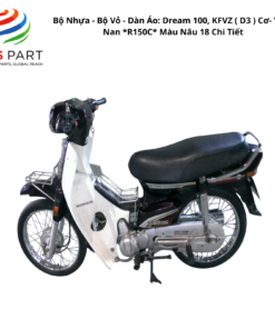 Bộ Nhựa - Bộ Vỏ - Dàn Áo Dream 100 - KVV | 2009-2009 ( D3 ) 2009-2010 Cơ - Vành Nan *R150C* Màu Nâu 18 Chi Tiết