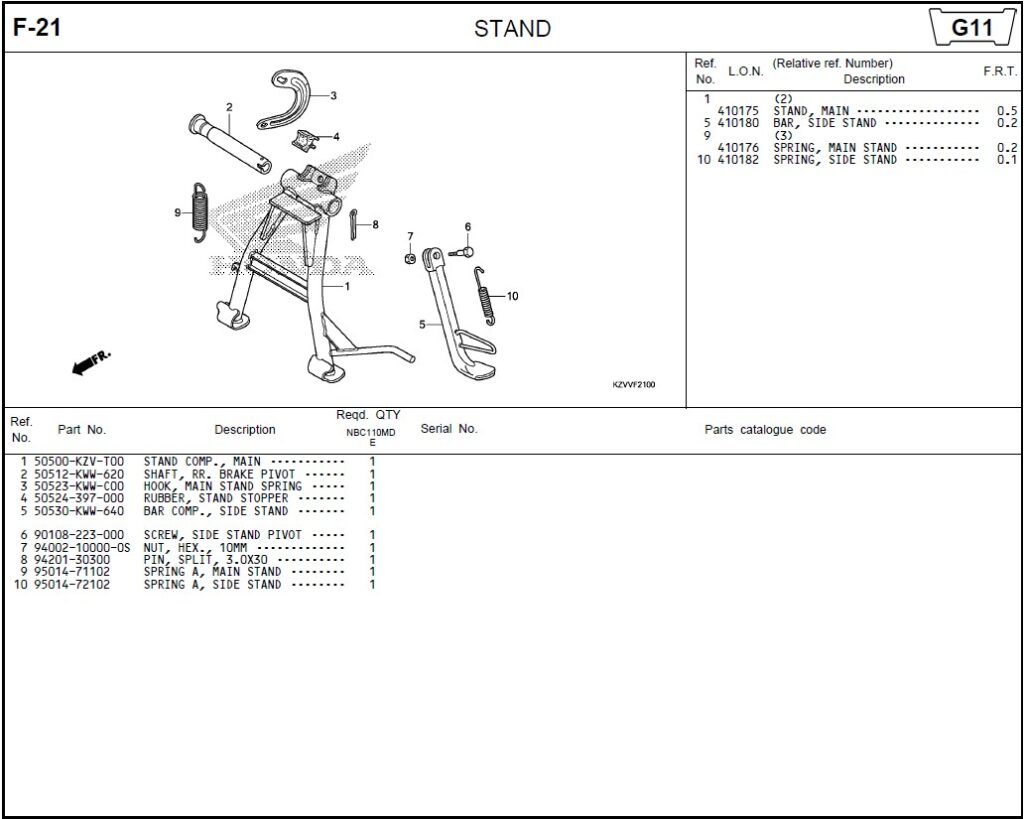 F-21 - STAND