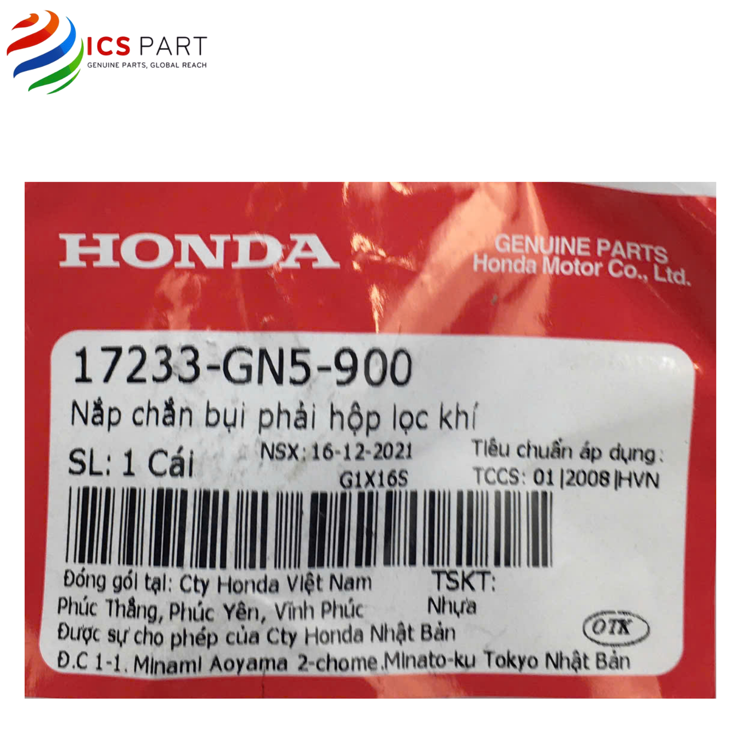 NẮP CHẮN BỤI PHẢI HỘP LỌC KHÍ - Ảnh 2