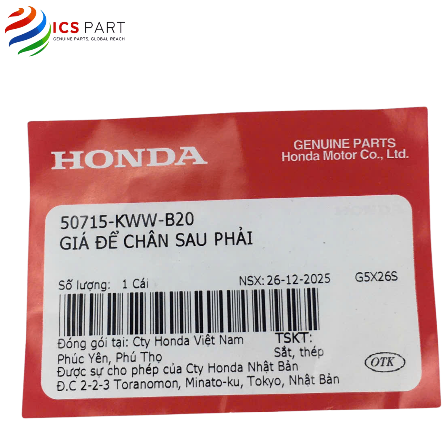 GIÁ ĐỂ CHÂN SAU PHẢI - Ảnh 2