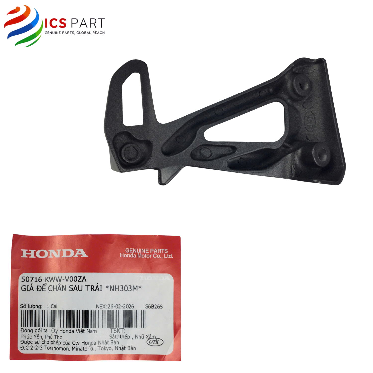 GIÁ ĐỂ CHÂN SAU TRÁI *NH303M* - Ảnh 3