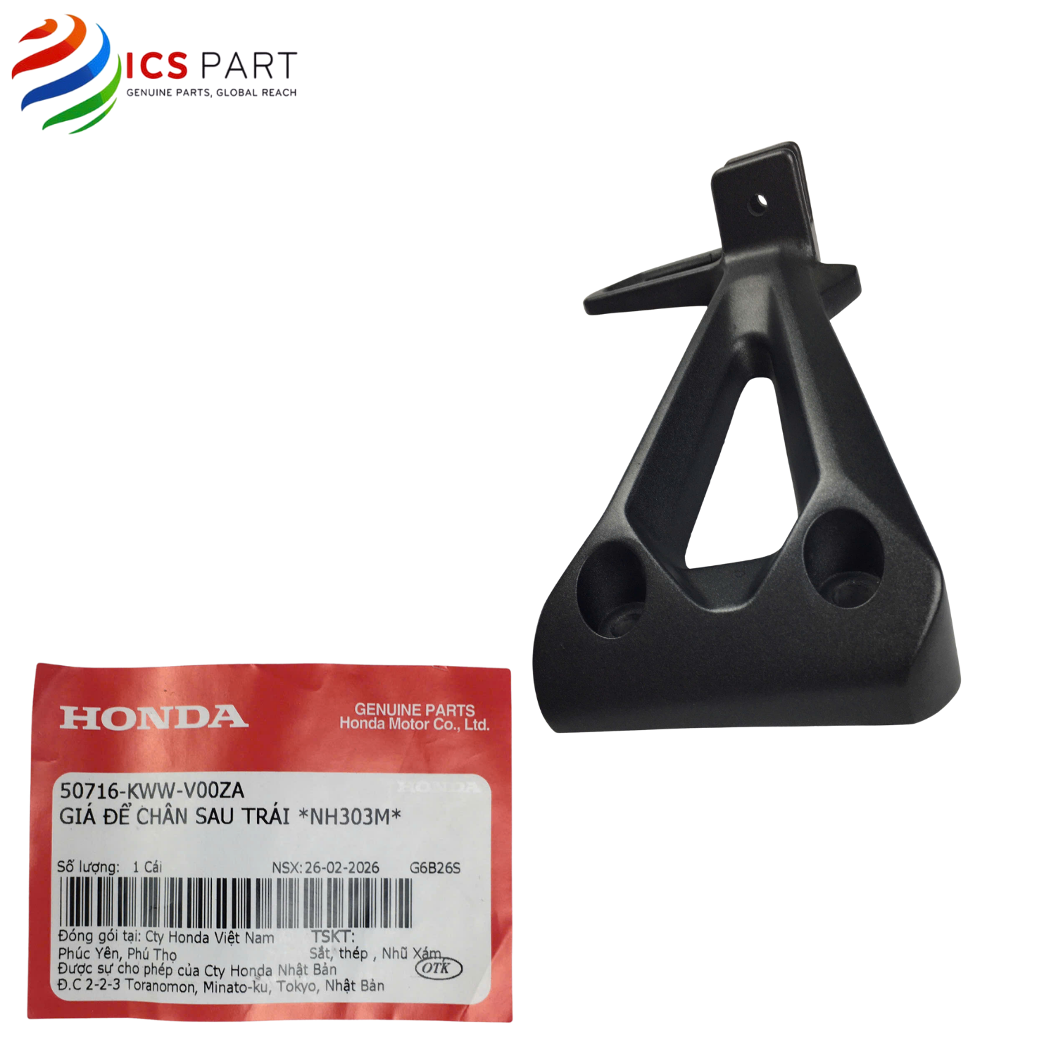 GIÁ ĐỂ CHÂN SAU TRÁI *NH303M* - Ảnh 4