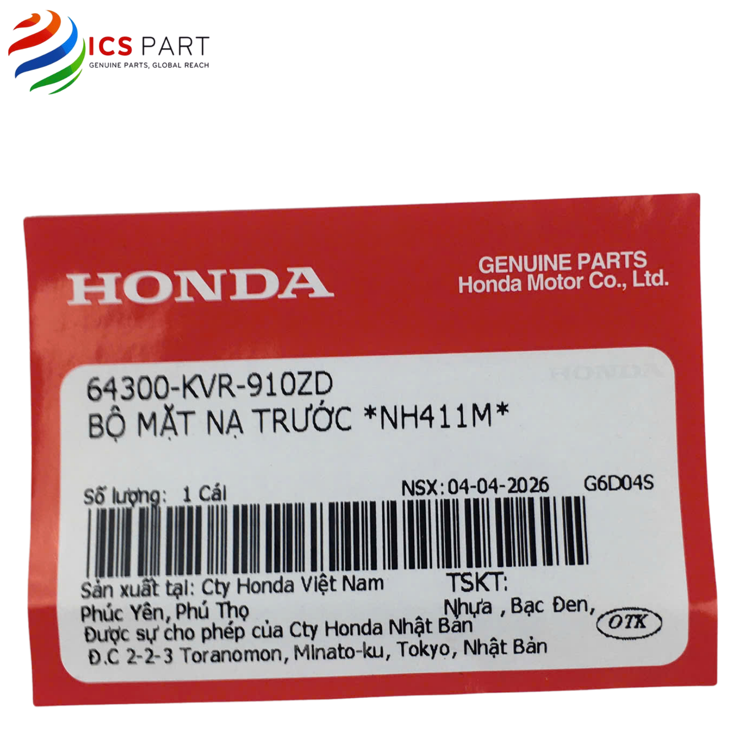 BỘ MẶT NẠ TRƯỚC *NH411M* - Ảnh 2
