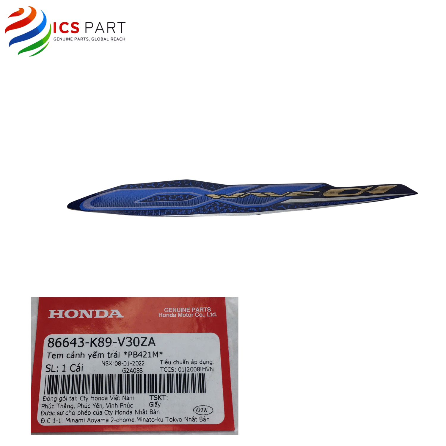 TEM CÁNH YẾM TRÁI *PB421M* - Ảnh 3