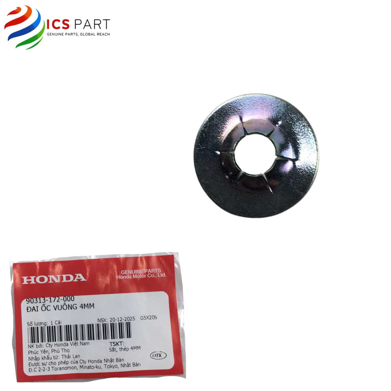 ĐAI ỐC VUÔNG 4MM