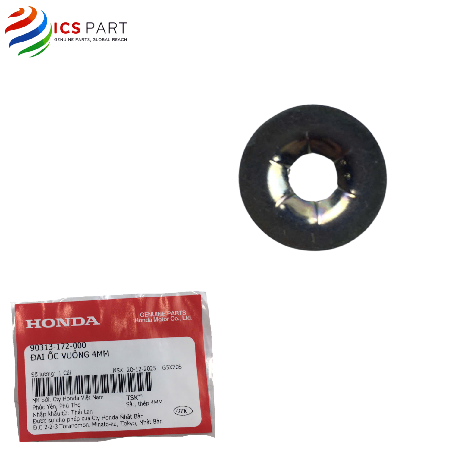 ĐAI ỐC VUÔNG 4MM - Ảnh 3