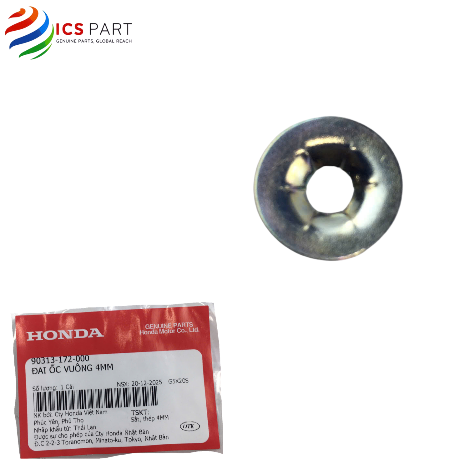 ĐAI ỐC VUÔNG 4MM - Ảnh 4