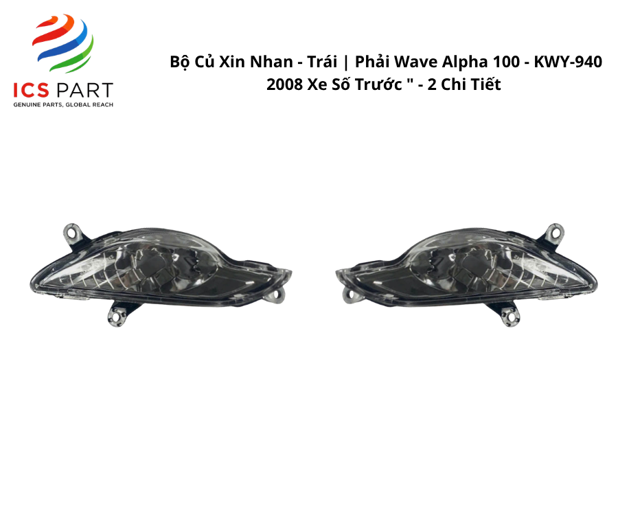 Bộ Củ Xin Nhan - Trái | Phải Wave Alpha 100 - KWY-940 | 2008 Xe Số Trước " - 2 Chi Tiết