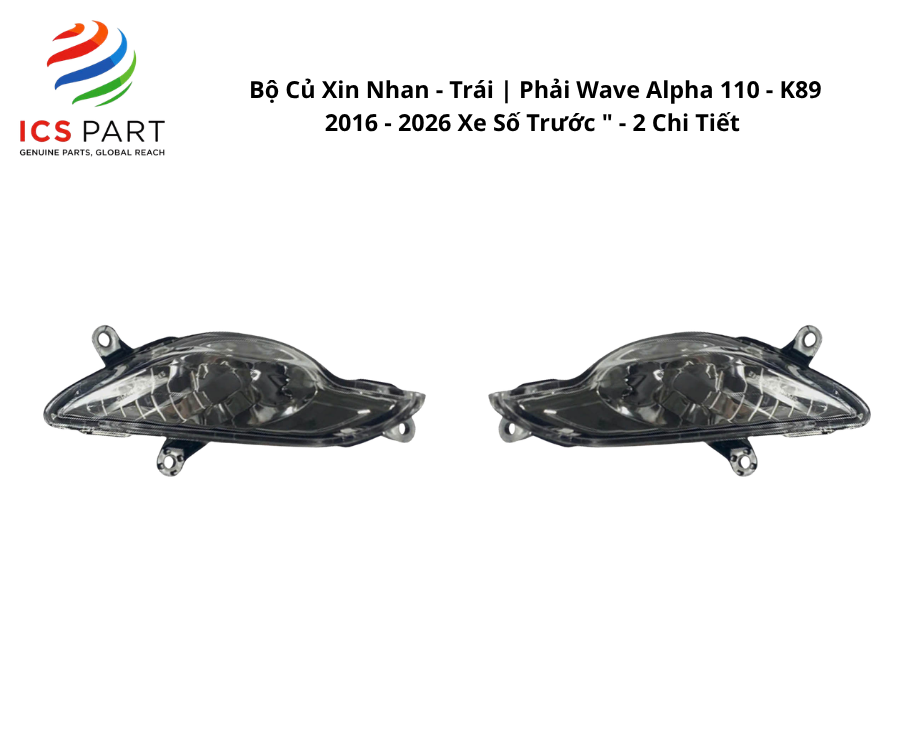 Bộ Củ Xin Nhan - Trái | Phải Wave Alpha 110 - K89 | 2016 - 2026 Xe Số Trước " - 2 Chi Tiết