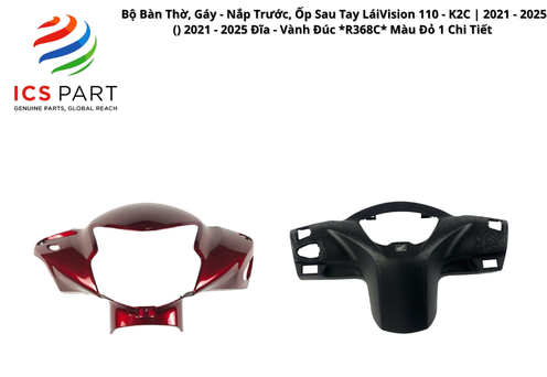 Bộ Nhựa - Bộ Vỏ - Dàn Áo Vision 110 - K2C | 2021 - 2025 ( ) 2021 - 2025 Đĩa - Vành Đúc *R368C* Màu Đỏ 2 Chi Tiết