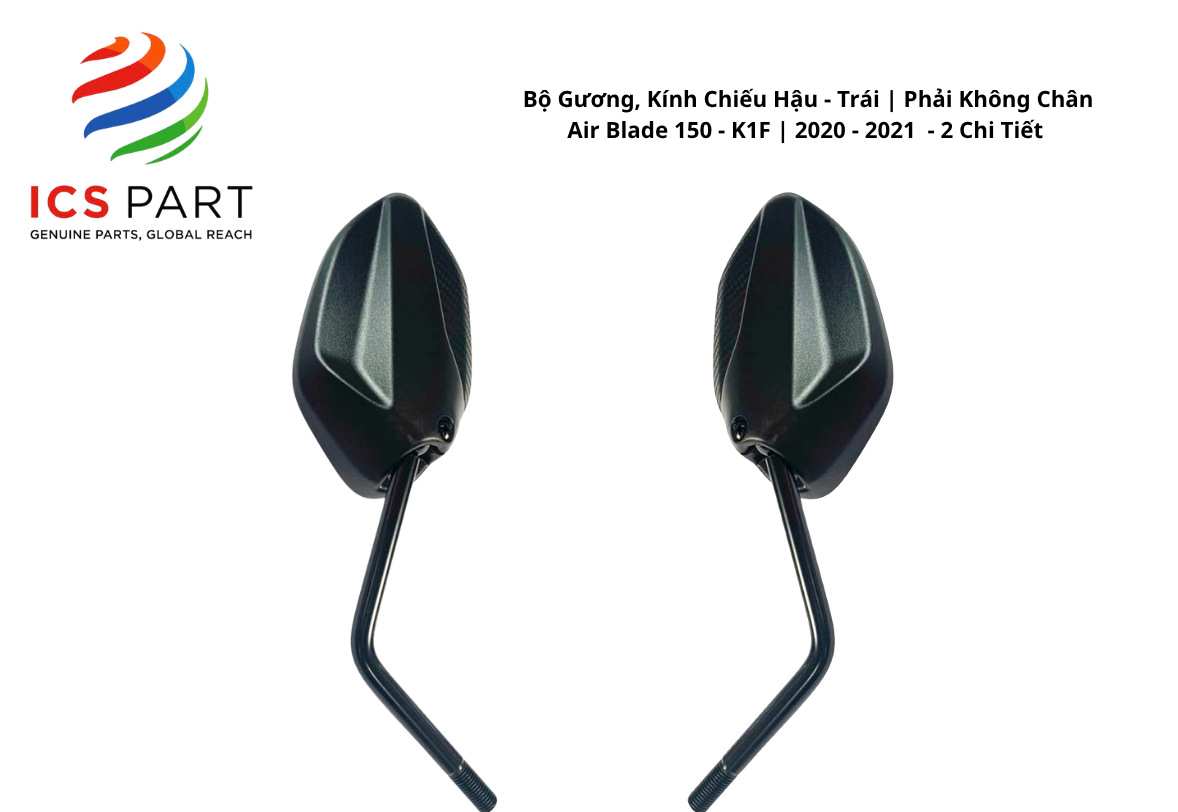 Bộ Gương, Kính Chiếu Hậu - Trái | Phải Không Chân Air Blade 150 - K1F | 2020 - 2021 2020 - 2021 - 2 Chi Tiết