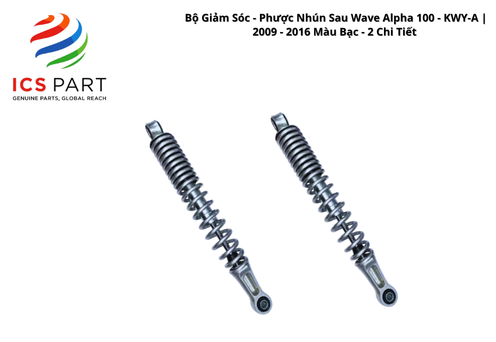 Bộ Giảm Sóc - Phược Nhún Sau Wave Alpha 100 - KWY-A | 2009 - 2016 2009 - 2016 Màu Bạc - 2 Chi Tiết