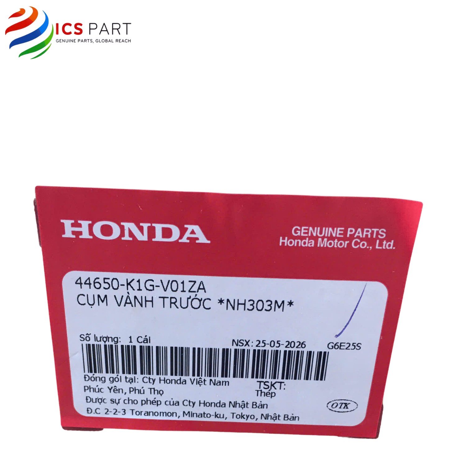 CỤM VÀNH TRƯỚC *NH303M* - Ảnh 2