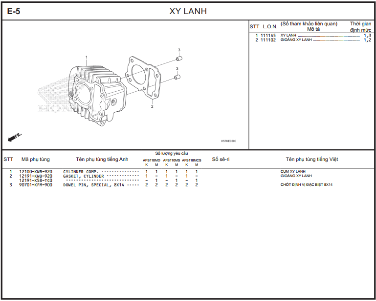 E-5 - XY LANH