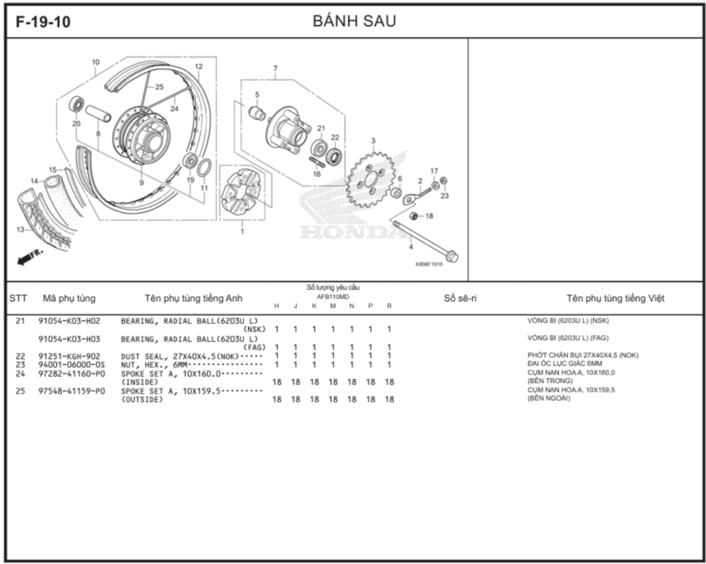 F-19-10 - BÁNH SAU
