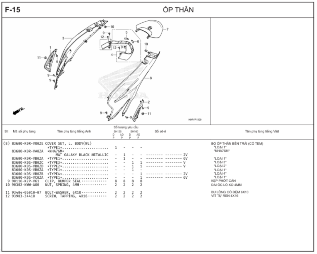 F-15 - ỐP THÂN