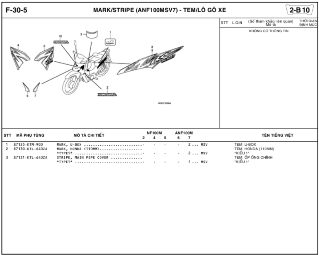 F-30-5 - MARK/STRIPE (ANF100MSV7)
