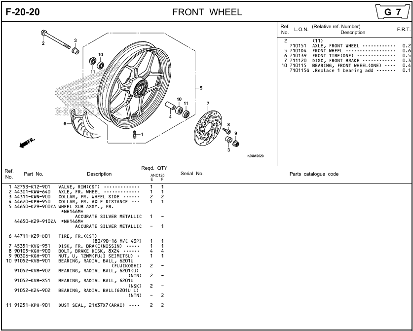 F-22-10 - REAR WHEEL