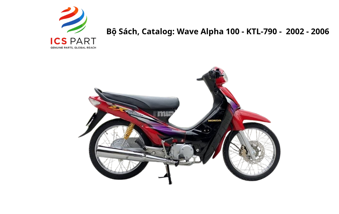 Bộ Sách, Catalog Wave Alpha 100 - KTL-790 | Máy Trắng | 2002 - 2006