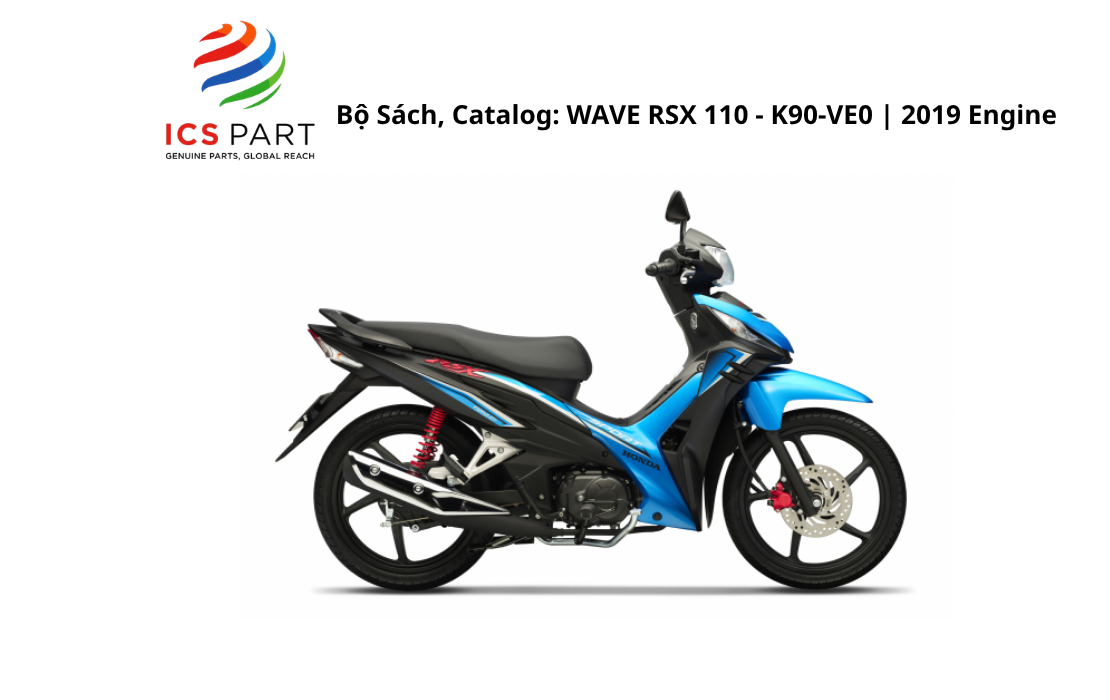Bộ Sách, Catalog WAVE RSX 110 - K90-VE0 | 2019