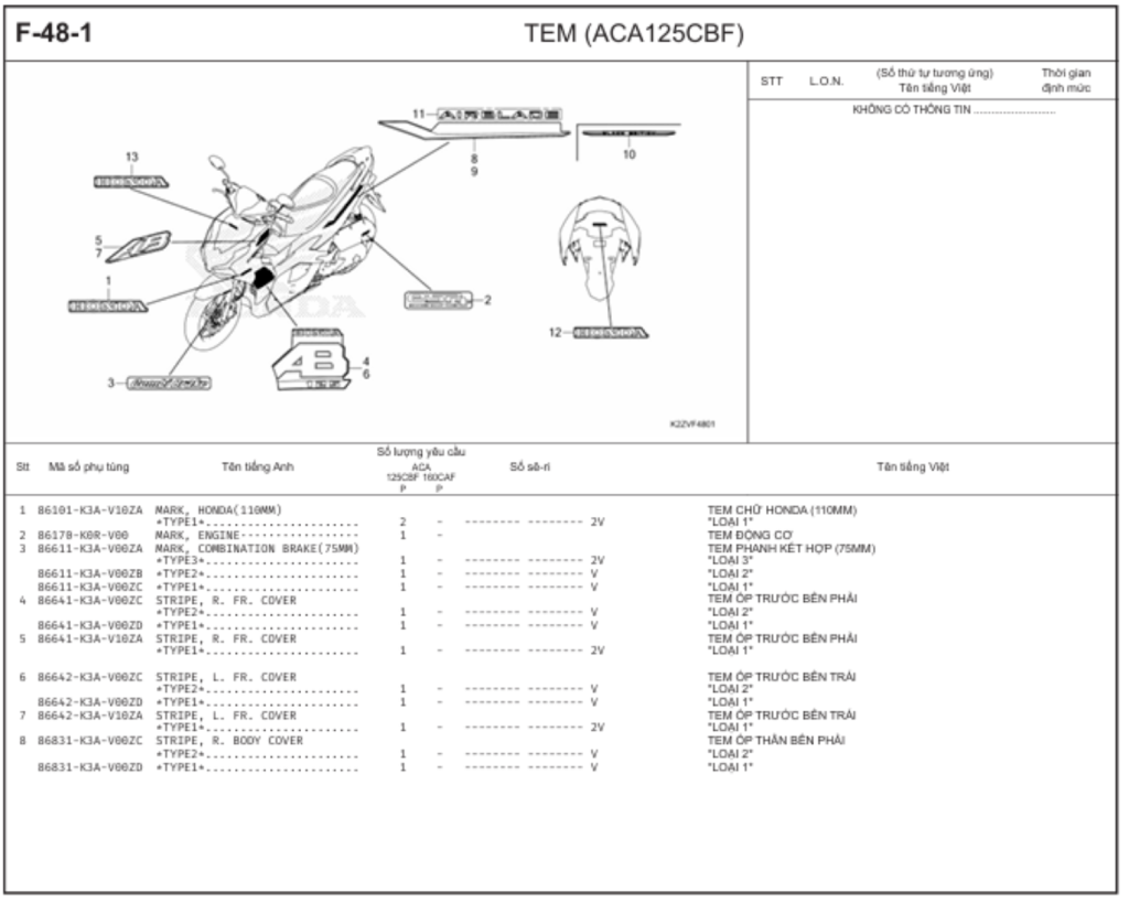 F-48-1 - TEM (ACA125CBF)