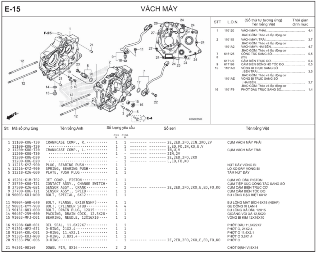 E-15 - VÁCH MÁY