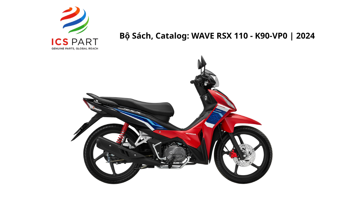 Bộ Sách, Catalog WAVE RSX 110 - K90-VP0 | 2024